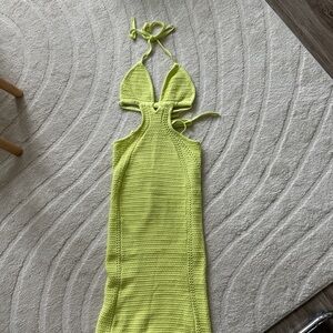 Lucyinthesky Crochet Maxi Dress XS